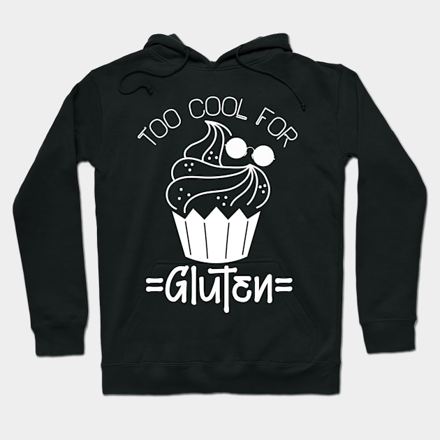 Gluten Free Cupcake Celiac Disease Gluten Free Hoodie by shirtsyoulike